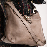 Sandy leather bag