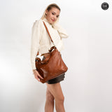 Sandy leather bag