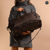 Mike leather duffle bag