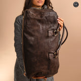 Mike leather duffle bag