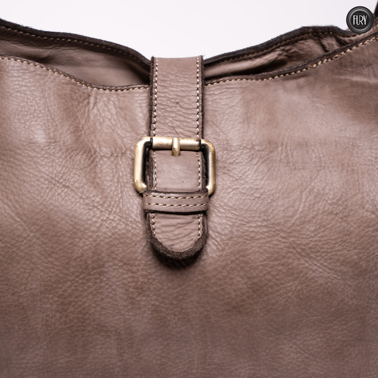 Sandy leather bag