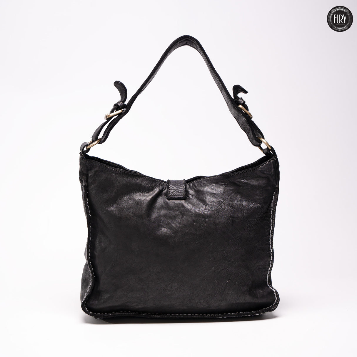 Sandy leather bag