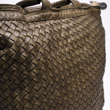 Virginia maxi bag in woven leather