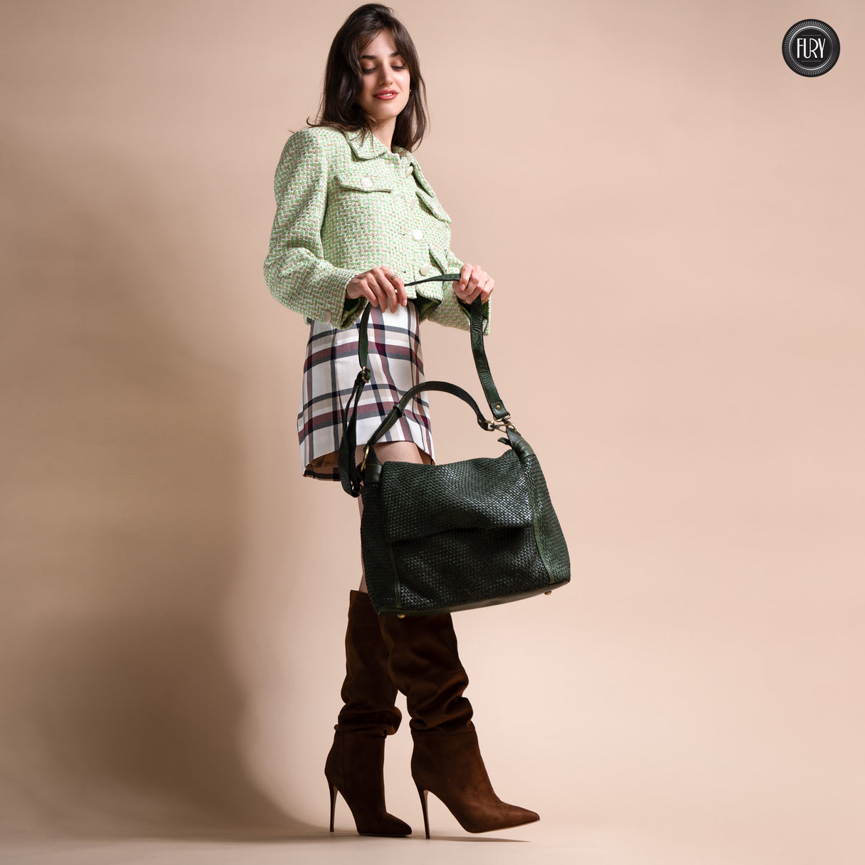 Deni leather bag