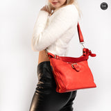 Sandy leather handbag