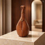 Borsa Livia in pelle intrecciata