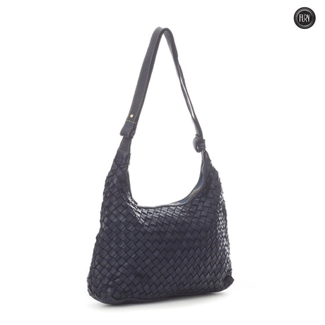 Borsa Laura in pelle intrecciata
