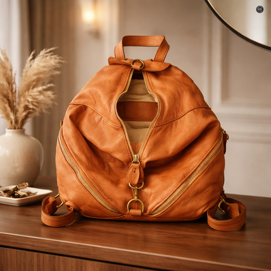 Zaino Ermete in pelle