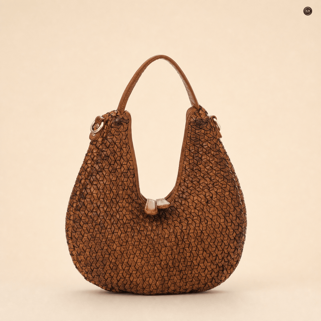 Borsa Amalia in pelle intrecciata - Fury