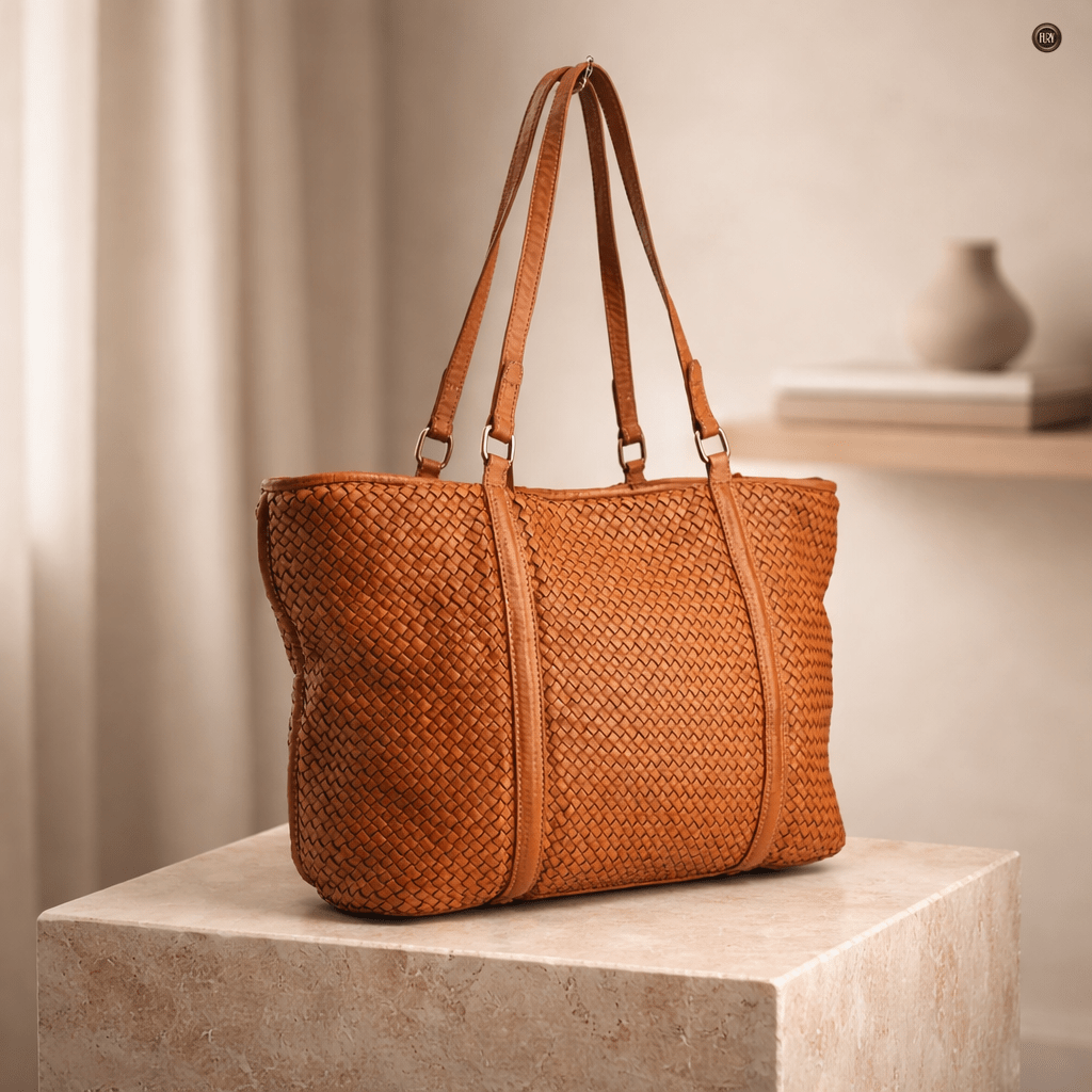 Borsa Armonia in pelle intrecciata - Fury