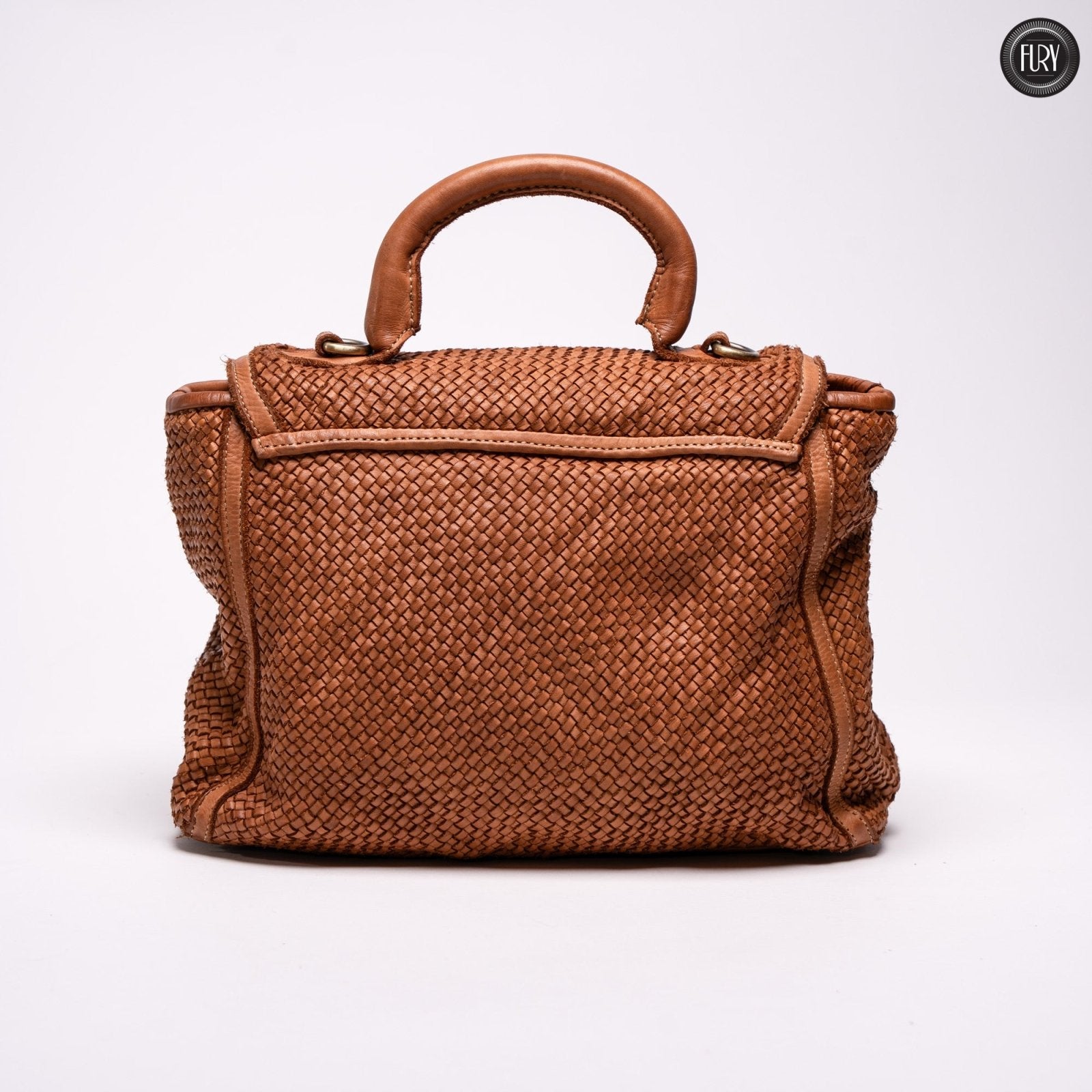 Borsa Camilla in pelle intrecciata - Fury