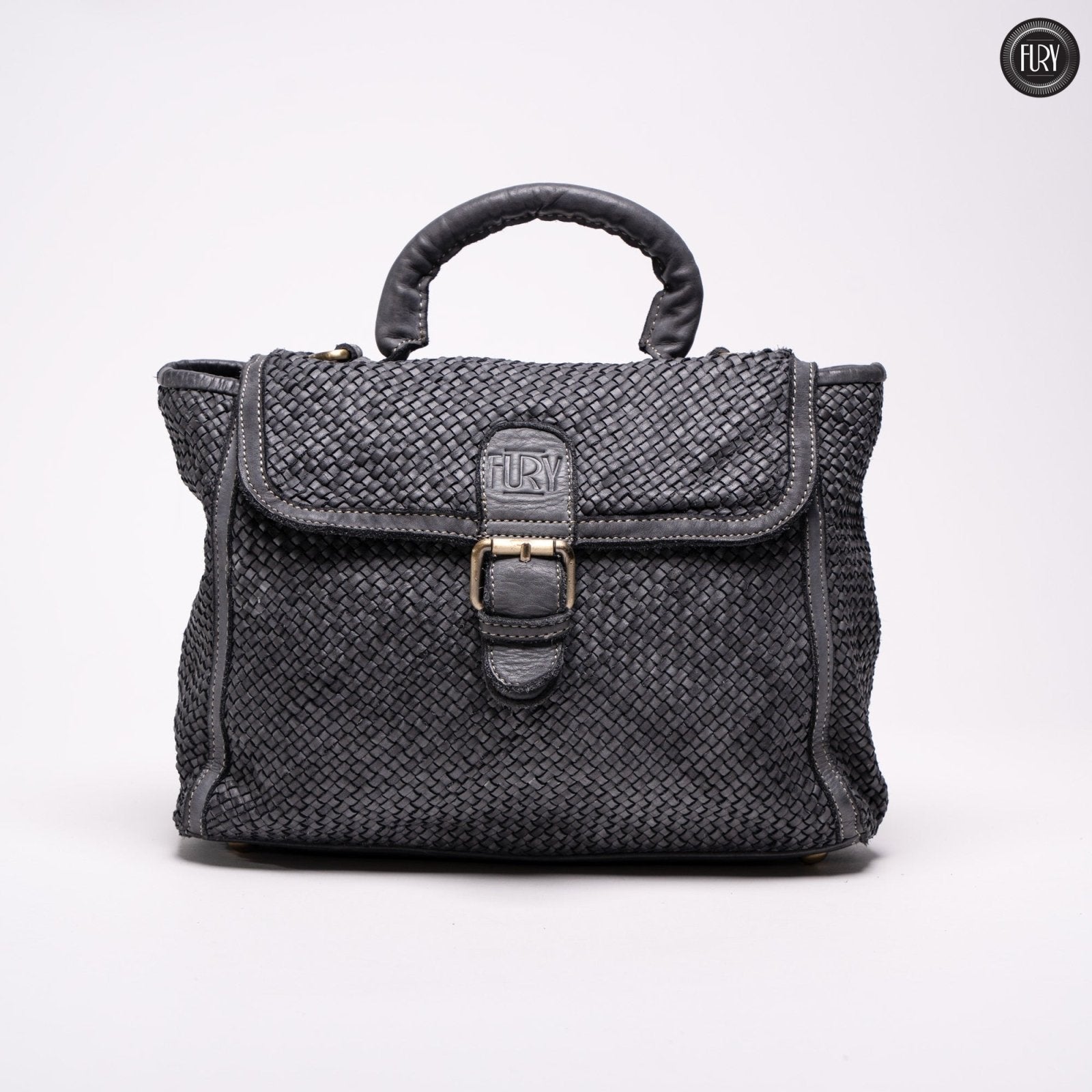 Borsa Camilla in pelle intrecciata - Fury