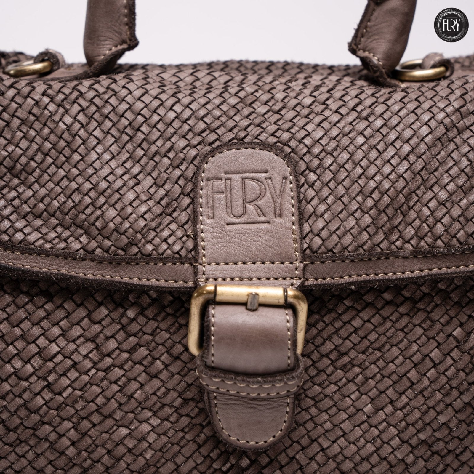 Borsa Camilla in pelle intrecciata - Fury