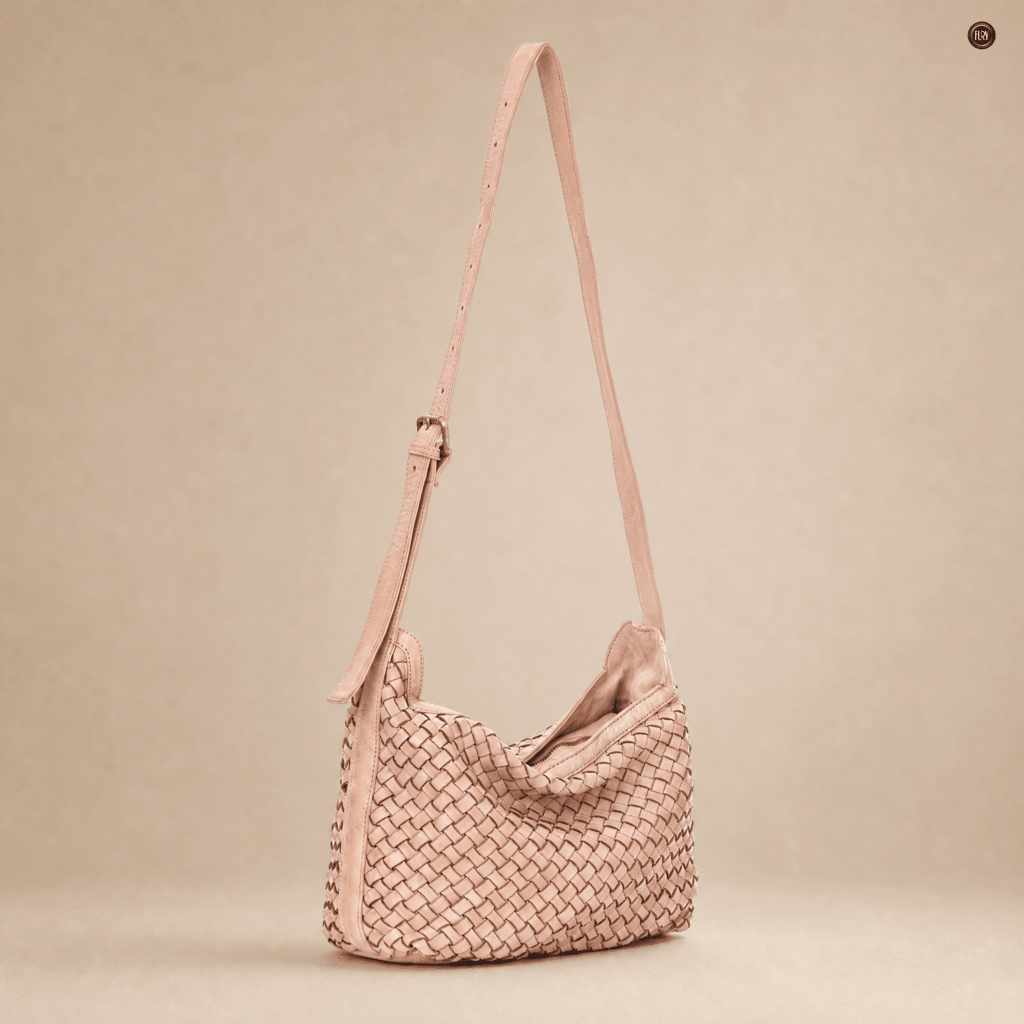 Borsa Fiamma in pelle intrecciata - Fury