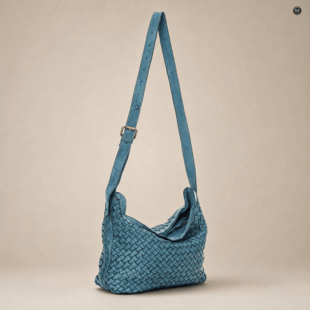 Borsa Fiamma in pelle intrecciata - Fury
