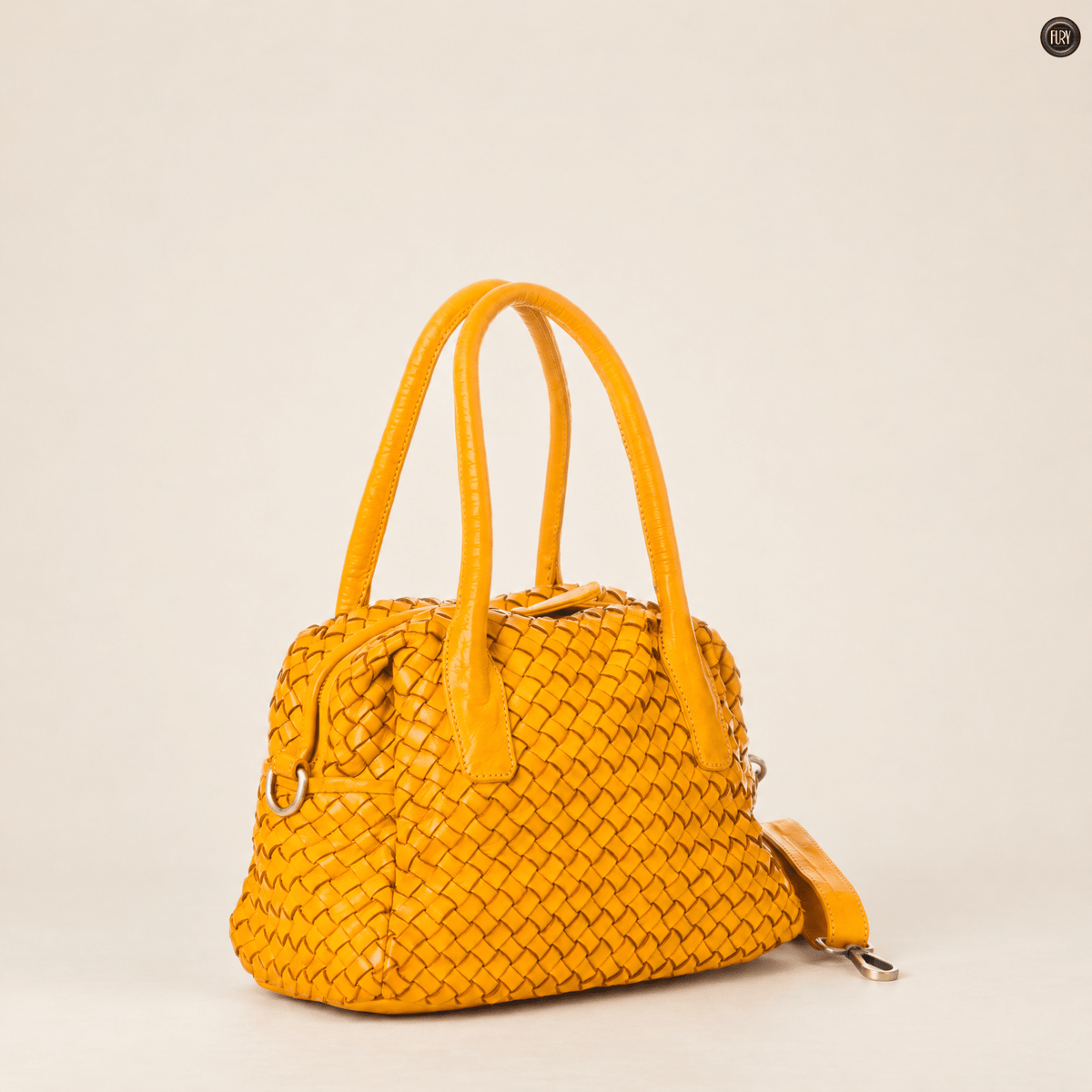 Borsa Lea in pelle intrecciata - Fury
