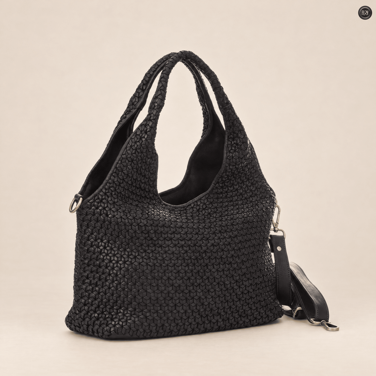 Borsa Mirella in pelle intrecciata - Fury