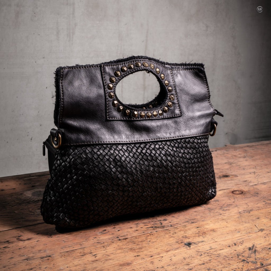 Borsa Noelia in pelle intrecciata - Fury