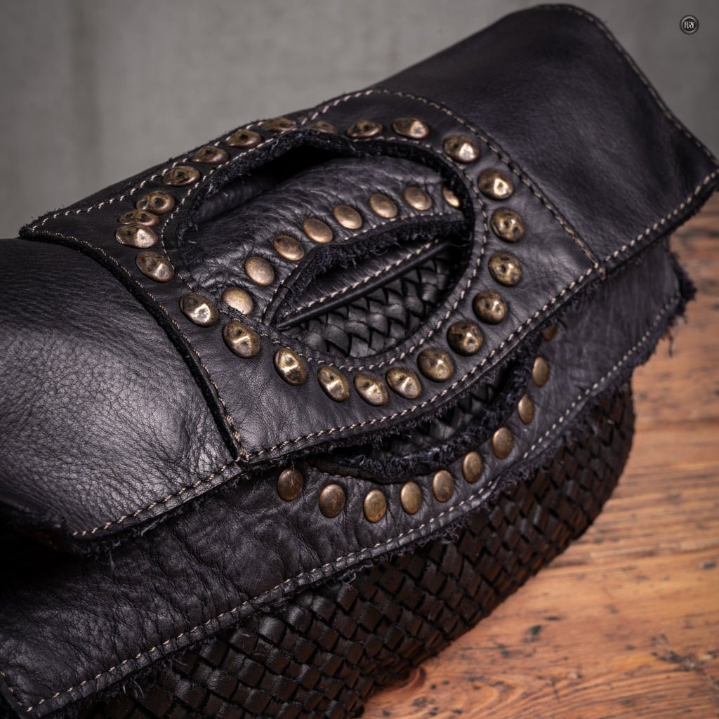 Borsa Noelia in pelle intrecciata - Fury