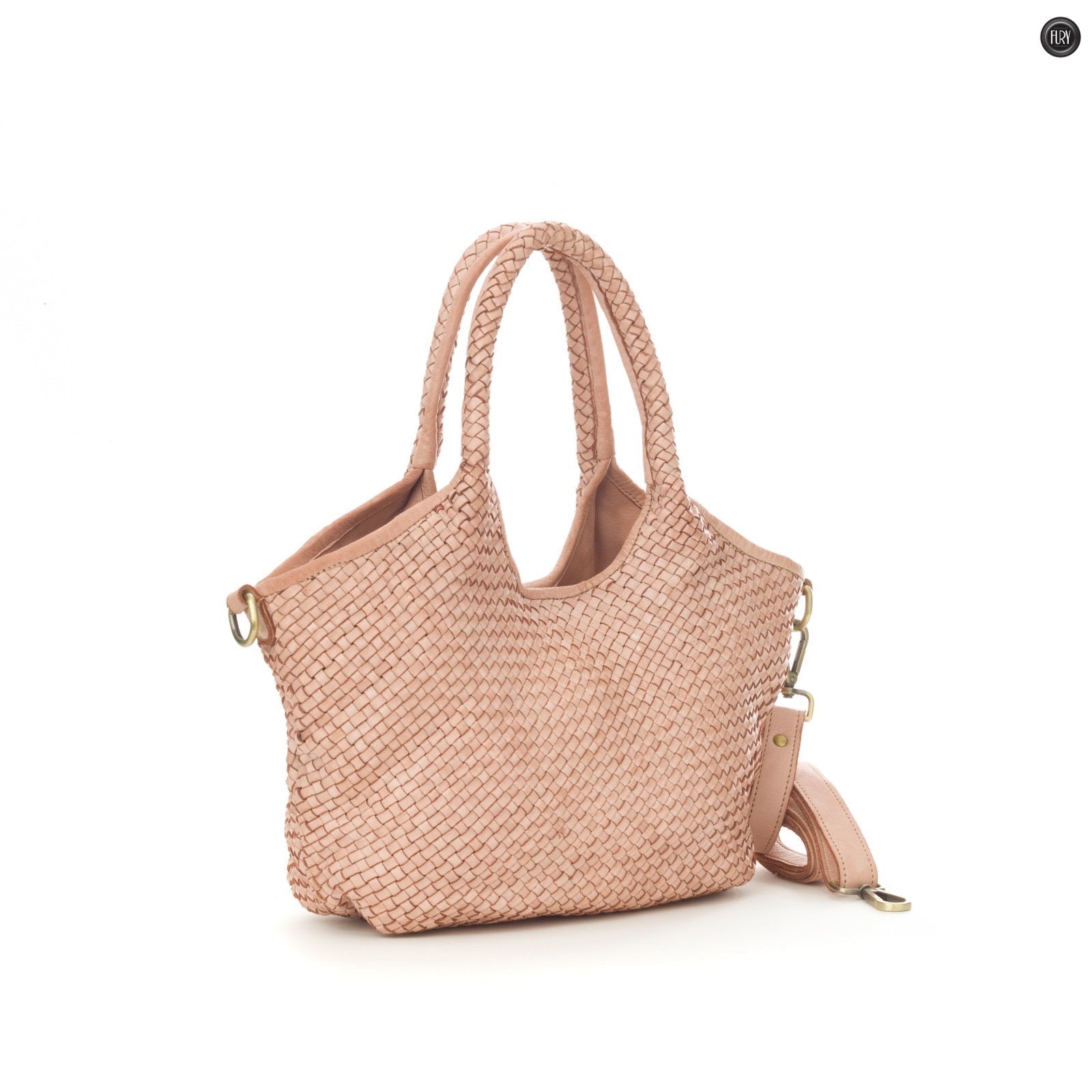 Borsa Nola in pelle intrecciata - Fury