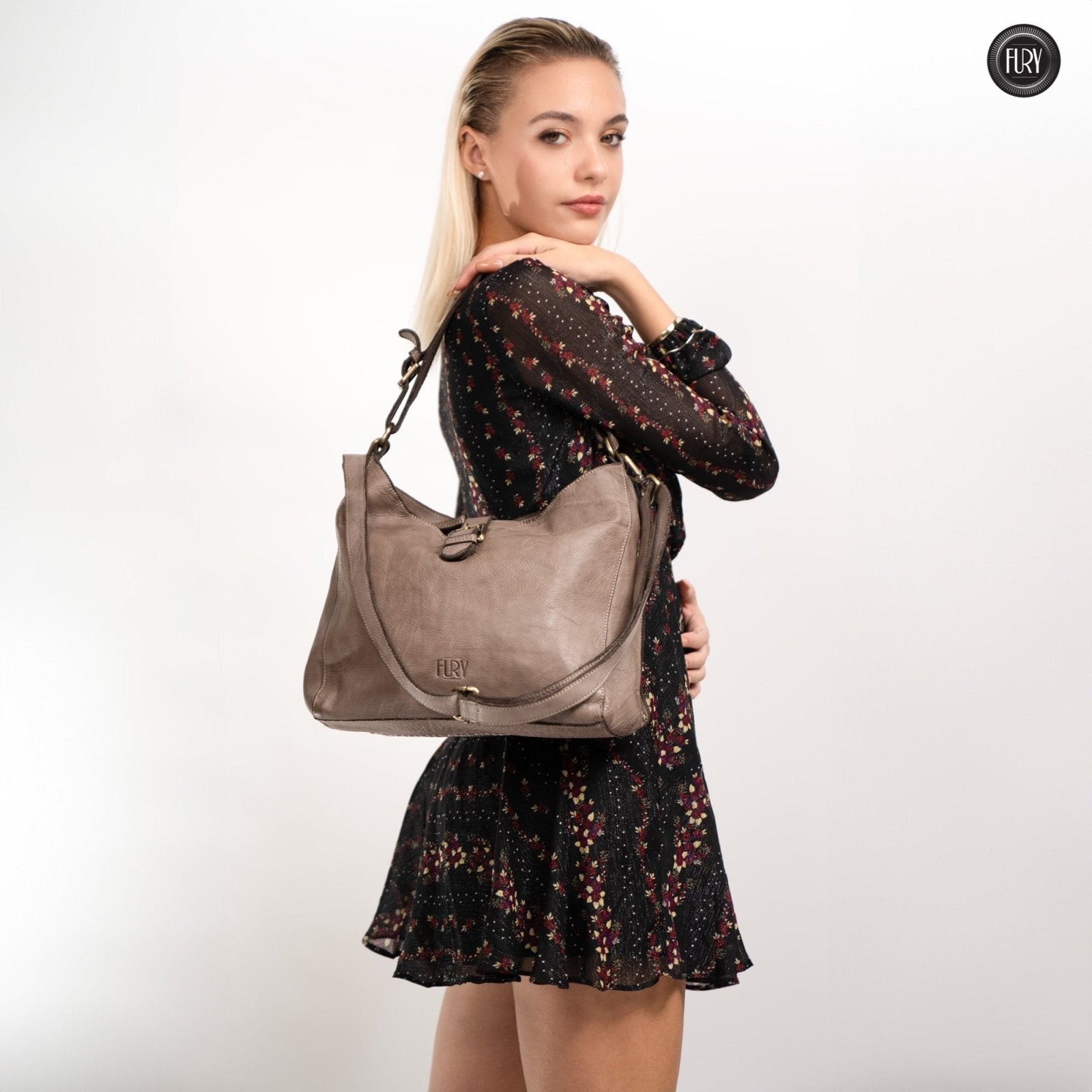 Borsa Sandy in pelle - Fury