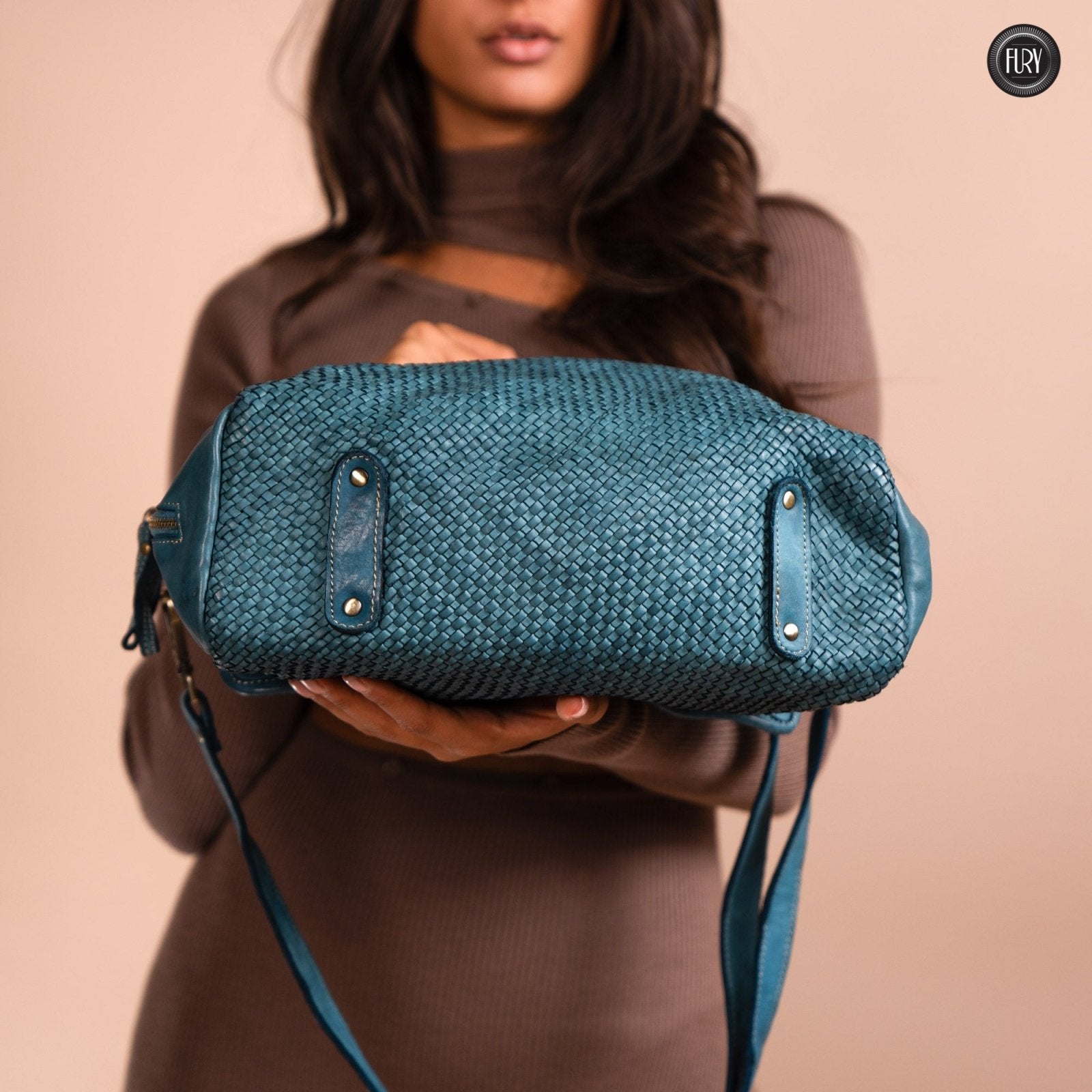 Borsa Siena Maxi in pelle intrecciata - Preordine - Fury