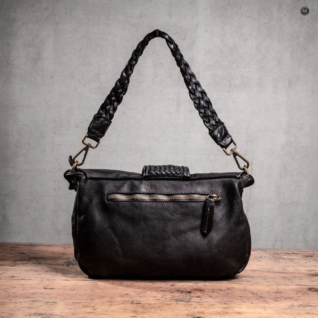 Borsetta Antea in pelle intrecciata - Fury