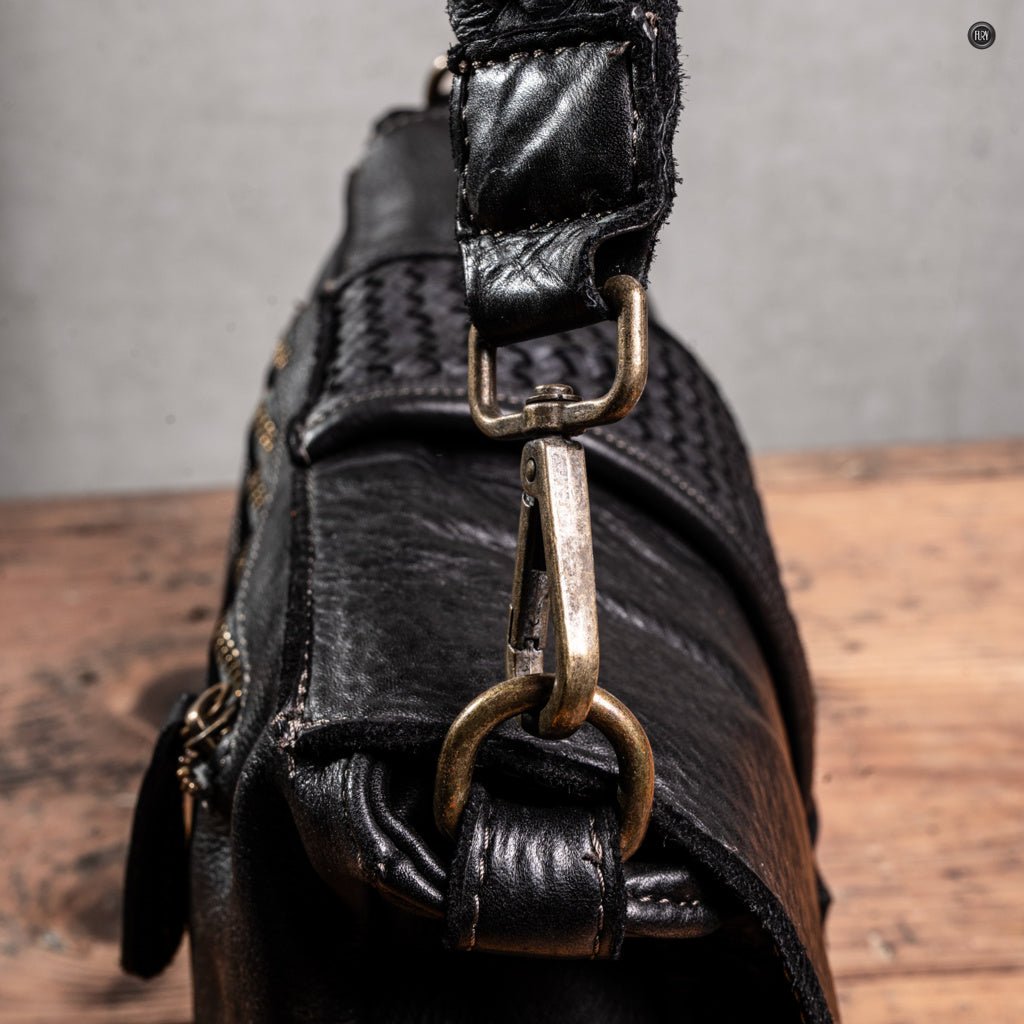 Borsetta Antea in pelle intrecciata - Fury
