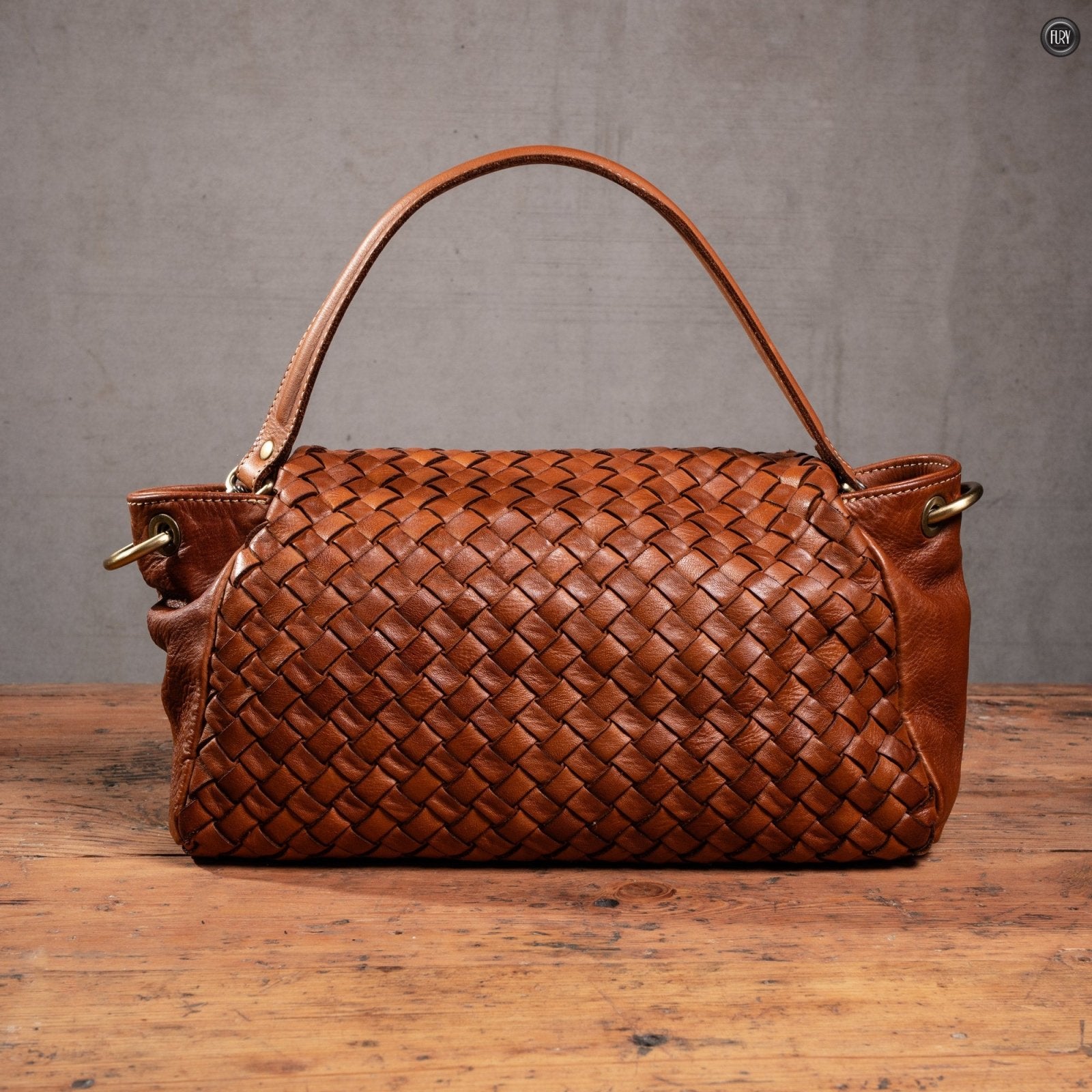 Borsetta Daria in pelle intrecciata - Fury