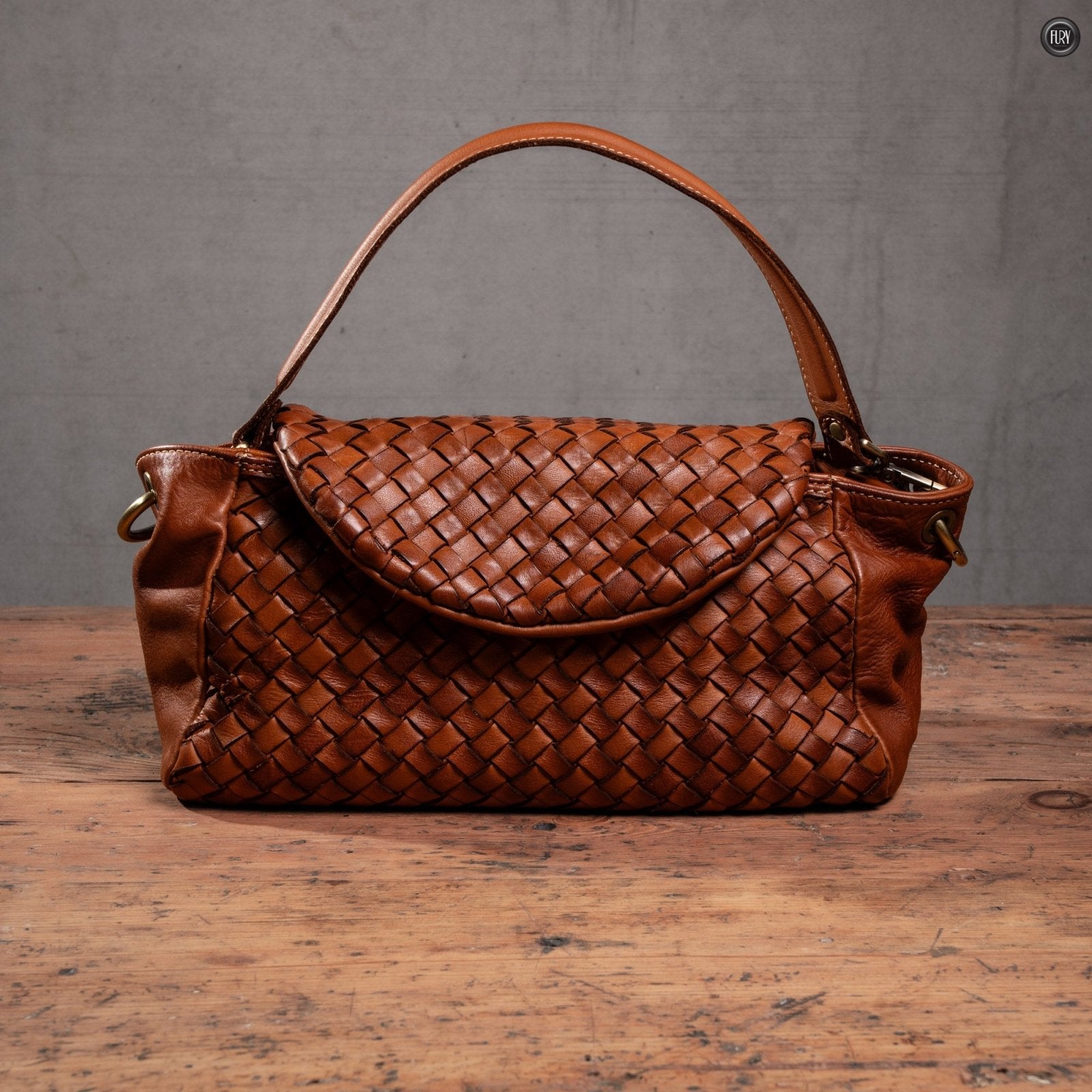 Borsetta Daria in pelle intrecciata - Fury