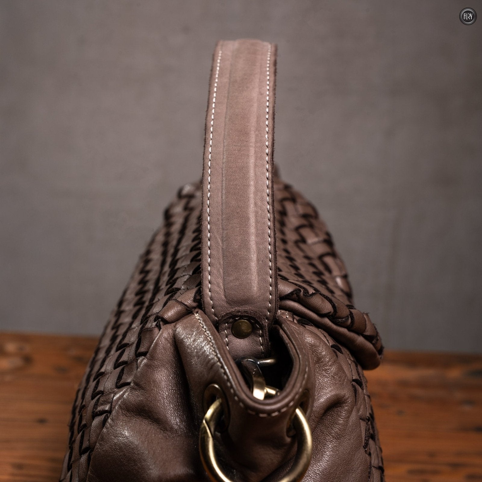 Borsetta Daria in pelle intrecciata - Fury