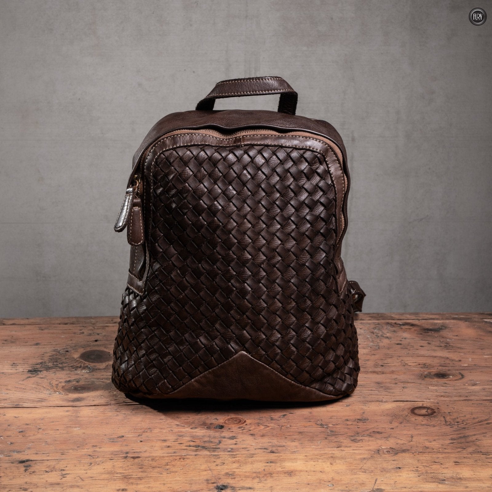 Zaino Arco in pelle intrecciata - Fury