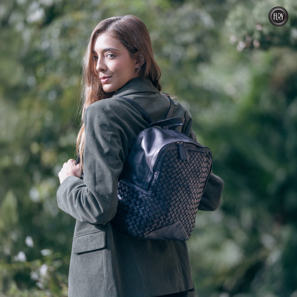 Zaino Arco in pelle intrecciata - Fury
