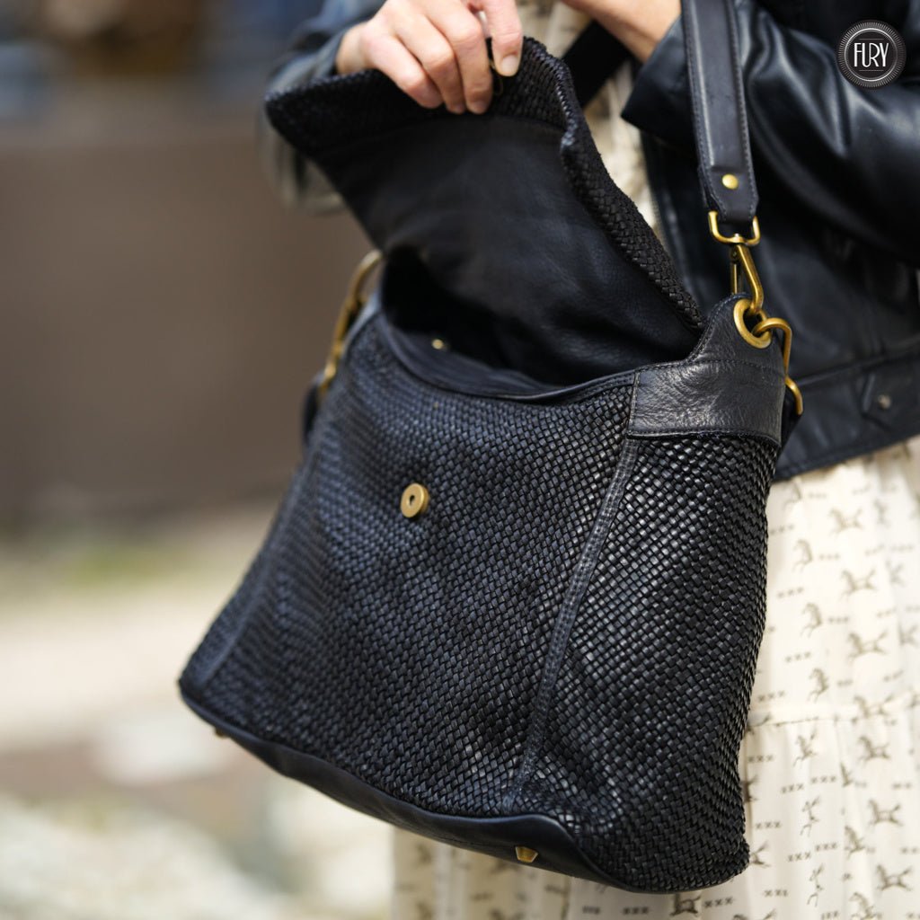 Borsa Deni in pelle Fury Bags#colore_nero