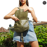 Borsa Francesca in pelle Fury#colore_verde-militare